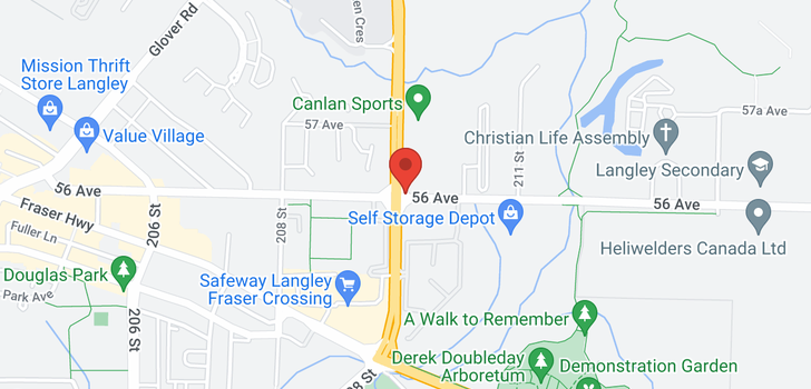 map of 310 21009 56 AVENUE